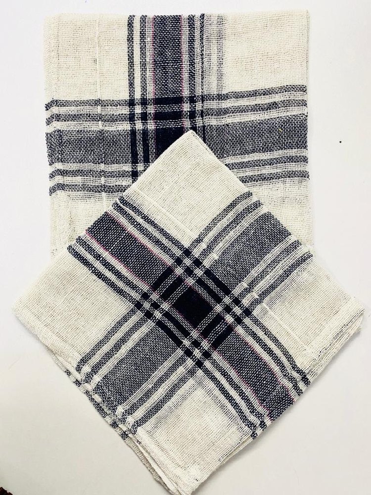 White Cotton Kitchen Duster, Size: 18X18