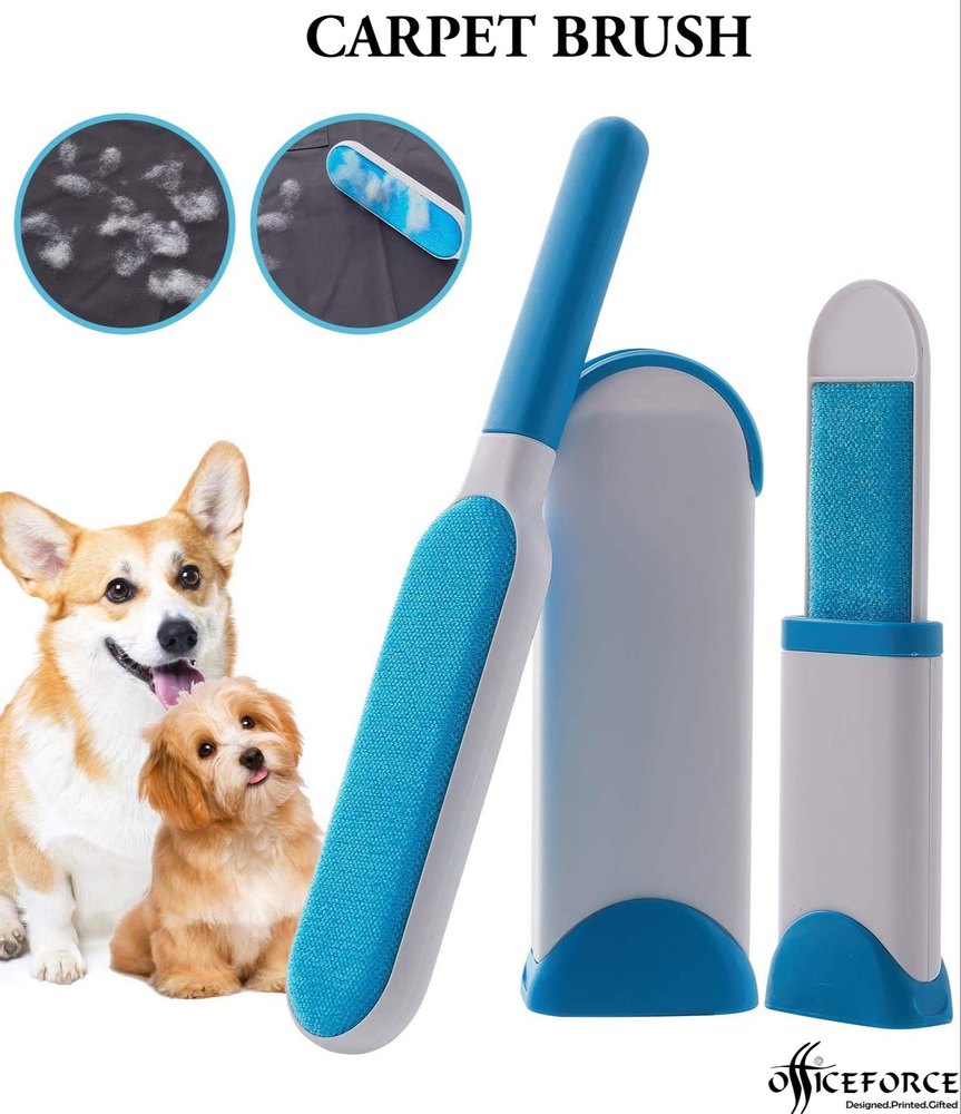 Plastic Pet Dust Remover Clothing Furniture Double Sided Cleaning Reusable Washable Pet Fur Brush