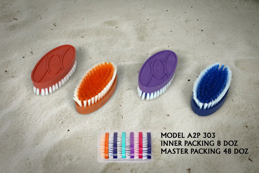 Soft Polypropylene Oval Shaped Cloth Washing Brush