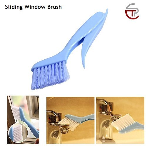 Soft Blue Window Cleaning Brush, Size: 7 Inch