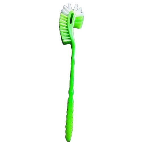 Plastic and Nylon Green Toilet Cleaning Brush, Size: 15 To 18 Inch