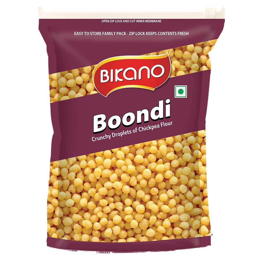 Bikano Salted Boondi Namkeen, Packaging Type: Packet, Packaging Size: 200g