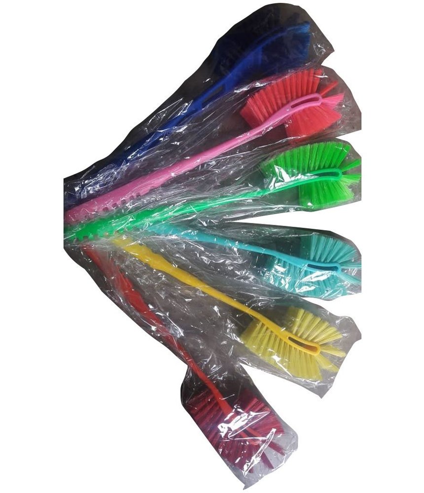 Toilet Cleaning Plastic Brush, Size: 15inch