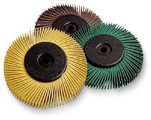 Medium yellow 3M Scotch-Brite Radial Bristle Brush, For Cleaning, Size: 6