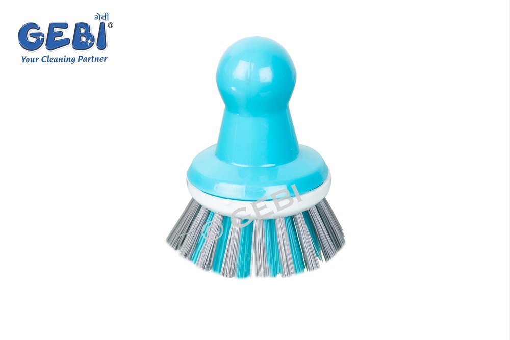 Gebi Plastic Cute Brush For Sink, Size: 7cm X 9.5cm