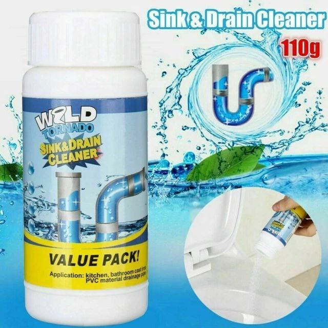 Sink Drain Cleaner Toilet Blockage Cleaner, Packaging Size: 110 Gm
