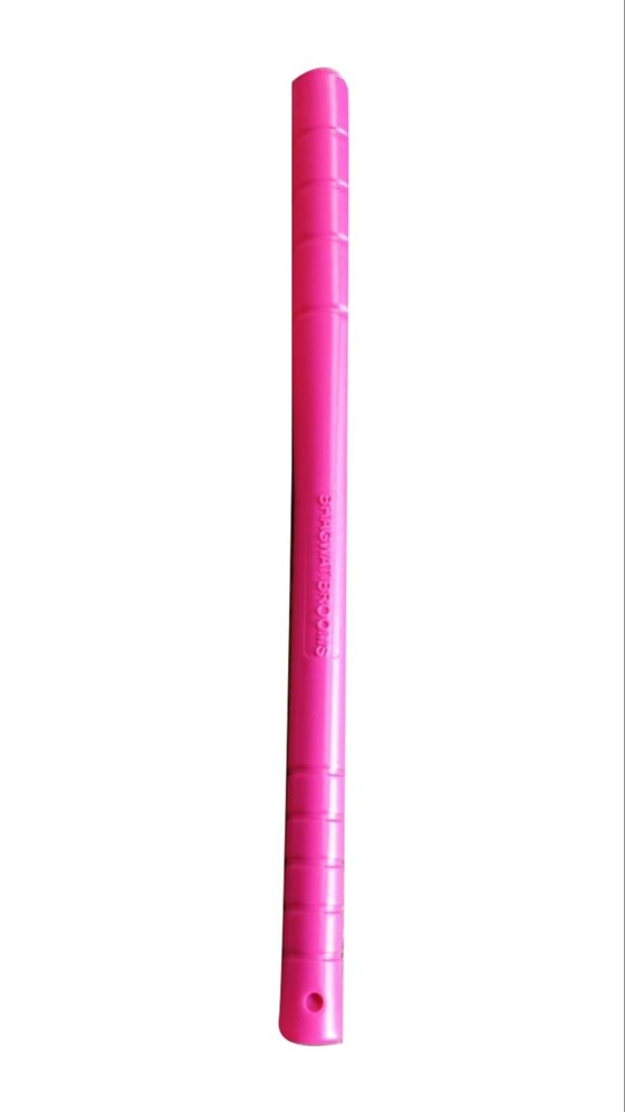 Pink Plastic Broom Handle, Size: 18inch