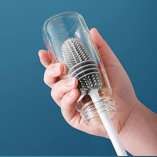 Silicone Nylon Bottle Cleaning Brush