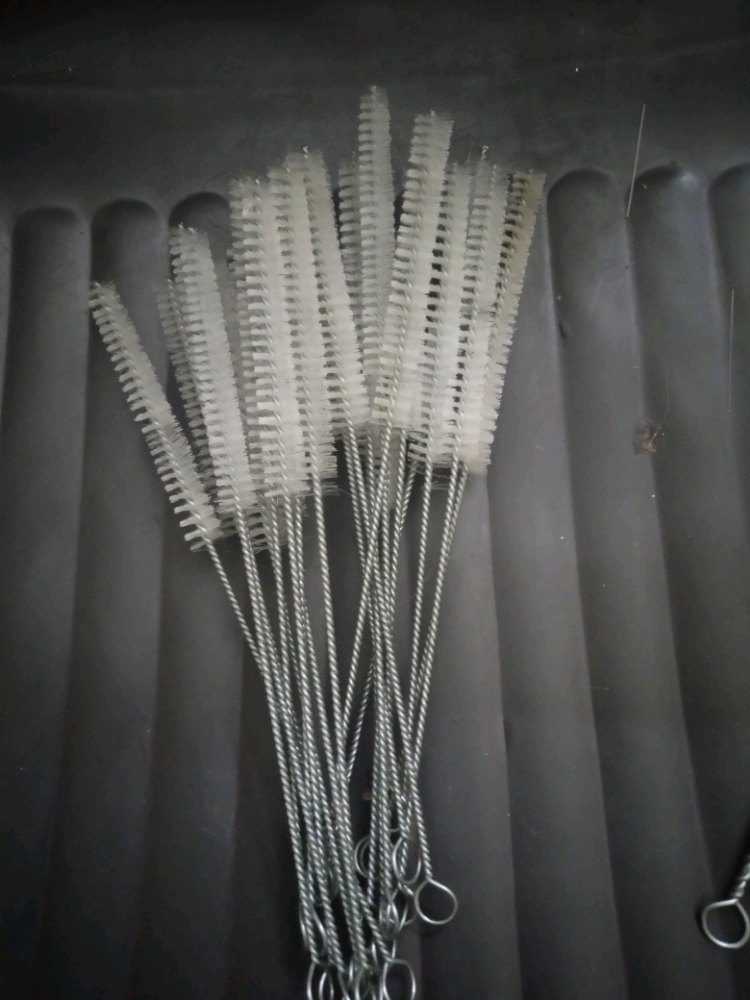 Soft White 10 Inch Bottle Cleaning Brush