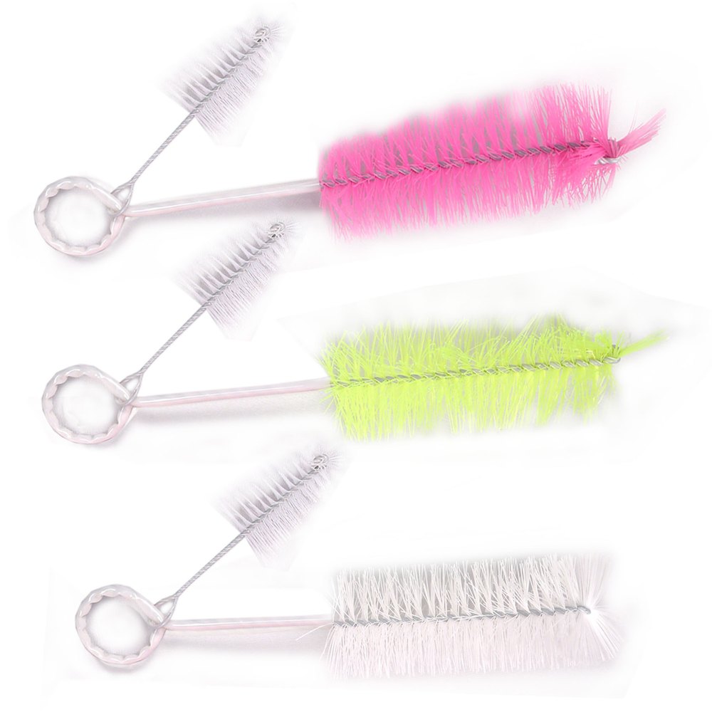 Soft Baby Feeder & Nipple Brush, for Cleaning Bottles