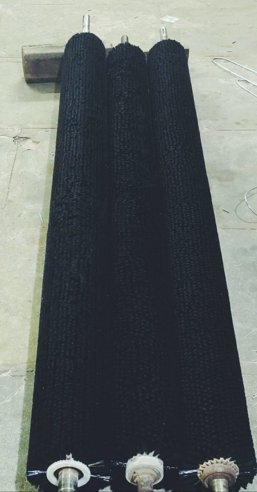 Medium Black Glass washing Roller Brush
