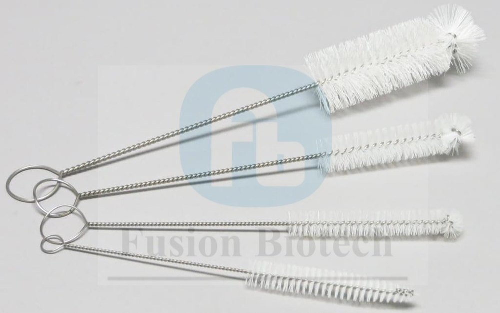 Straight Iron Test Tube Brush, For Chemical Laboratory, Size: Medium
