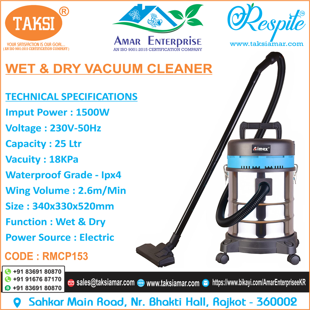 Wet And Dry Vacuum Cleaner, for Commercial use