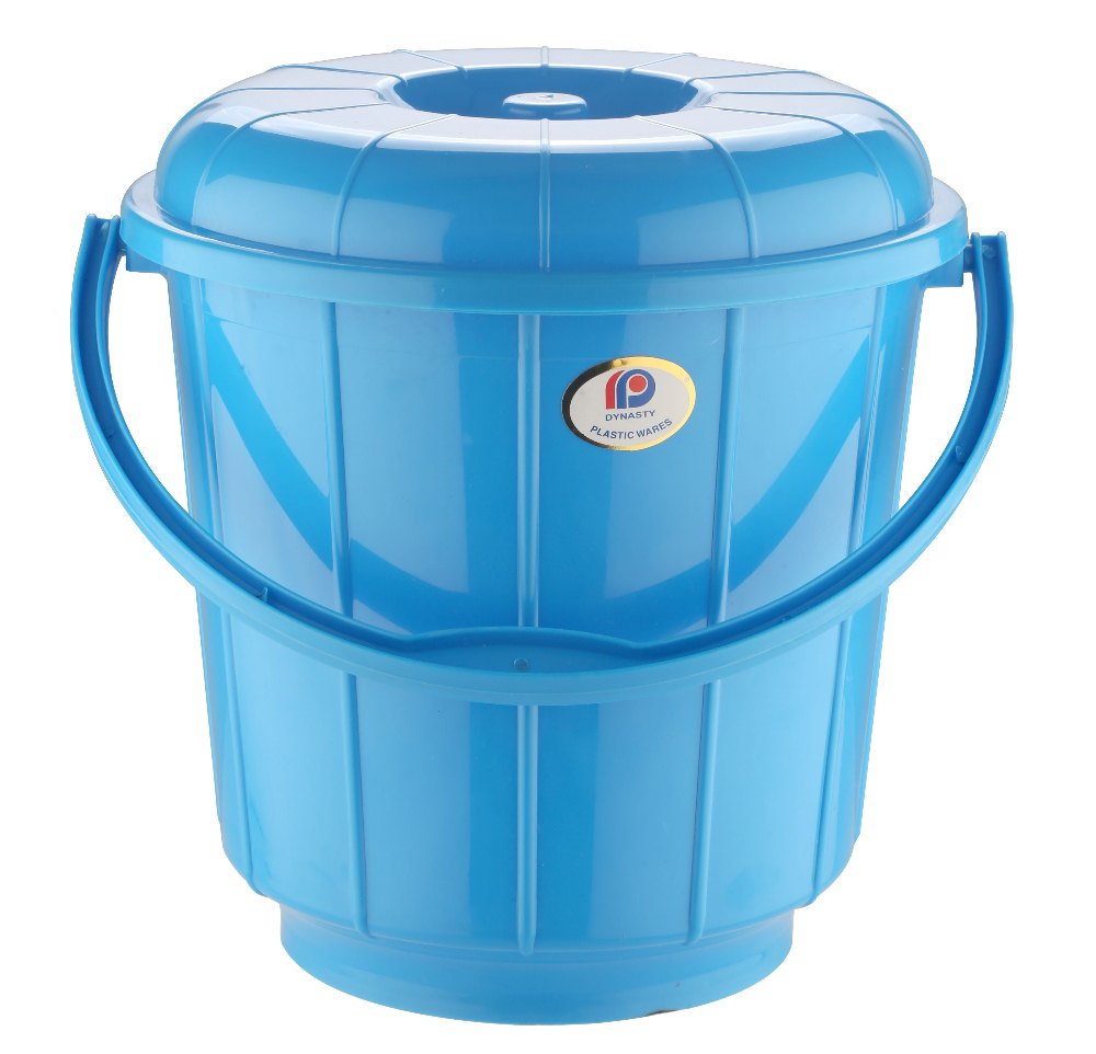 Plastic Handle Bathroom Bucket 7Ltr, Size: 241 X 241 X 254 Mm