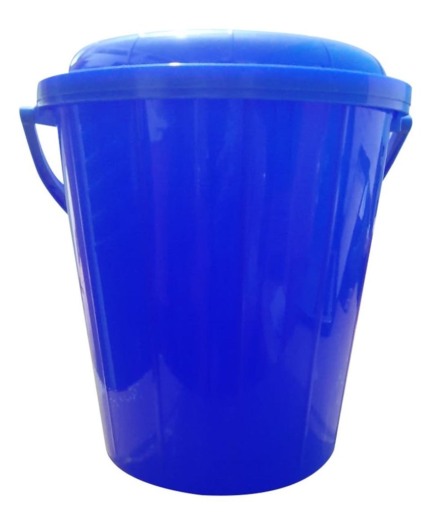 Blue Plastic Storage Bucket, For Home