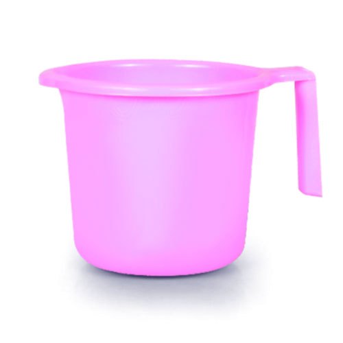 Pink Plastic Bath Mug, For Bathroom