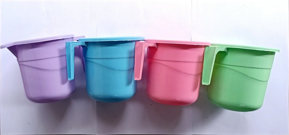 Round Multicolor I20 Mug For Bathroom, Capacity: 1000 Ml, Size: 1L