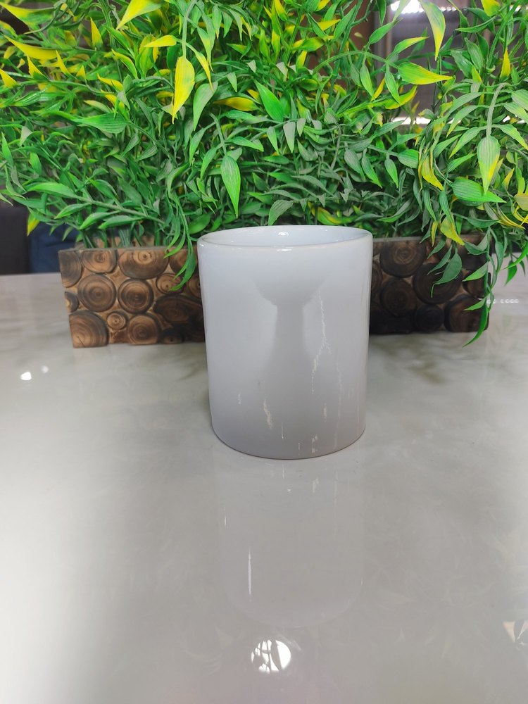Ceramic 11oz White Mug Without Handle