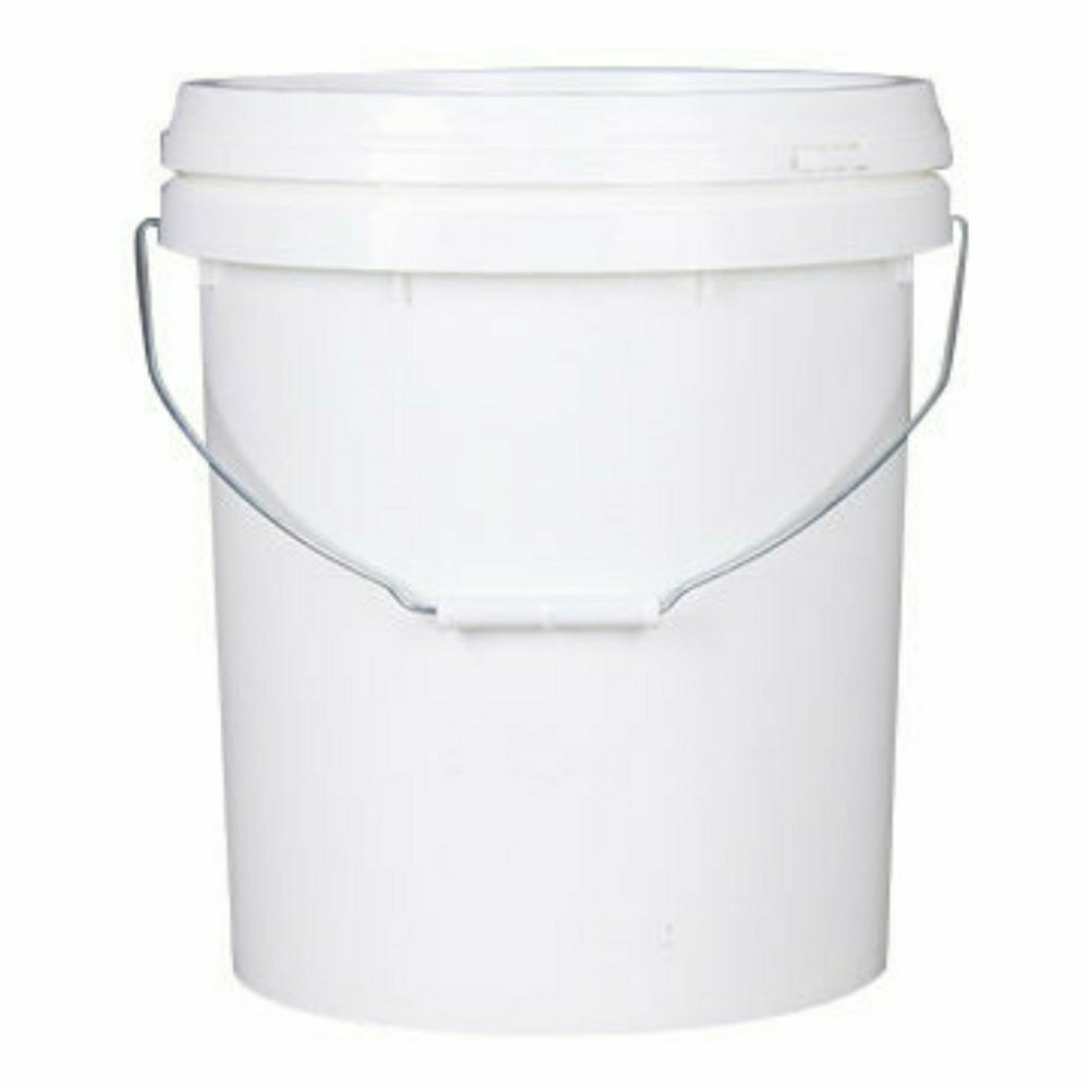 Plain White HDPE Bucket, For Paint Packaging
