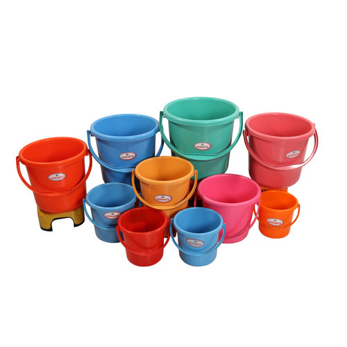 Plastic Bucket, For Bathroom, Capacity: 17 Ltr