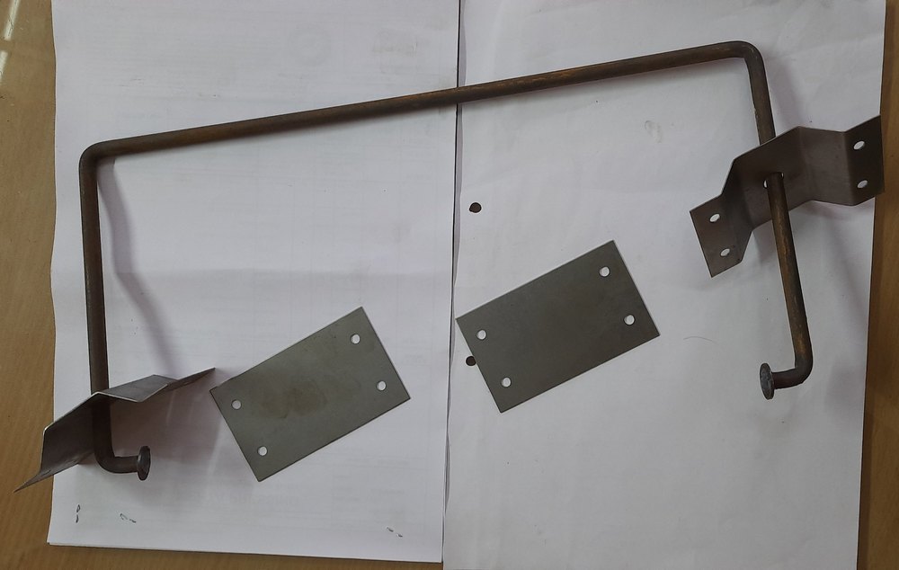 Metal Powder Coated Industrial Bucket Handle Bracket, Size: 8mm (handle Diameter)