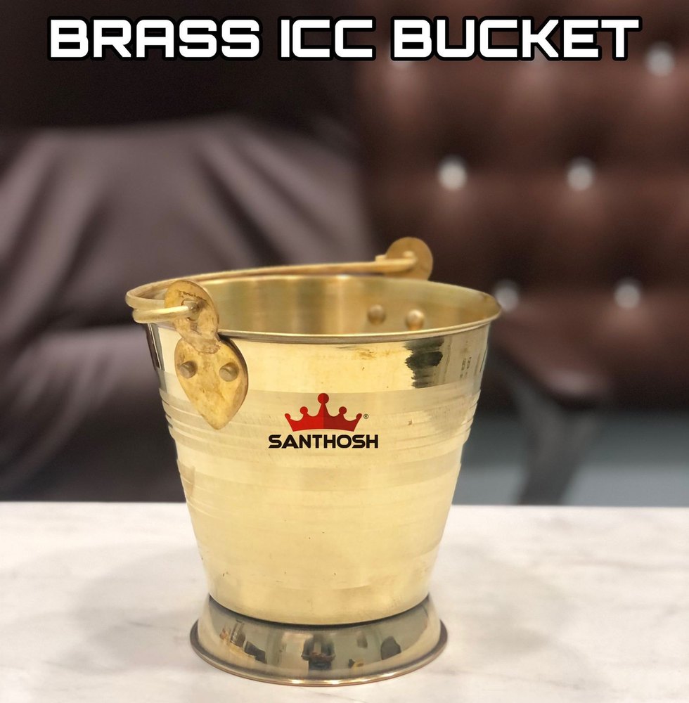 Brass Icc Bucket, For Home, Capacity: 2 kg