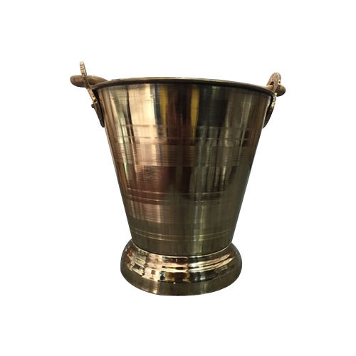 Brass Bucket, Size: 16 To 22 And 24 Inch
