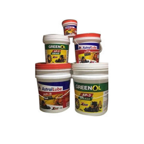 PPCP Plastic Grease Bucket, Size: 1 Kg And 3 Kg