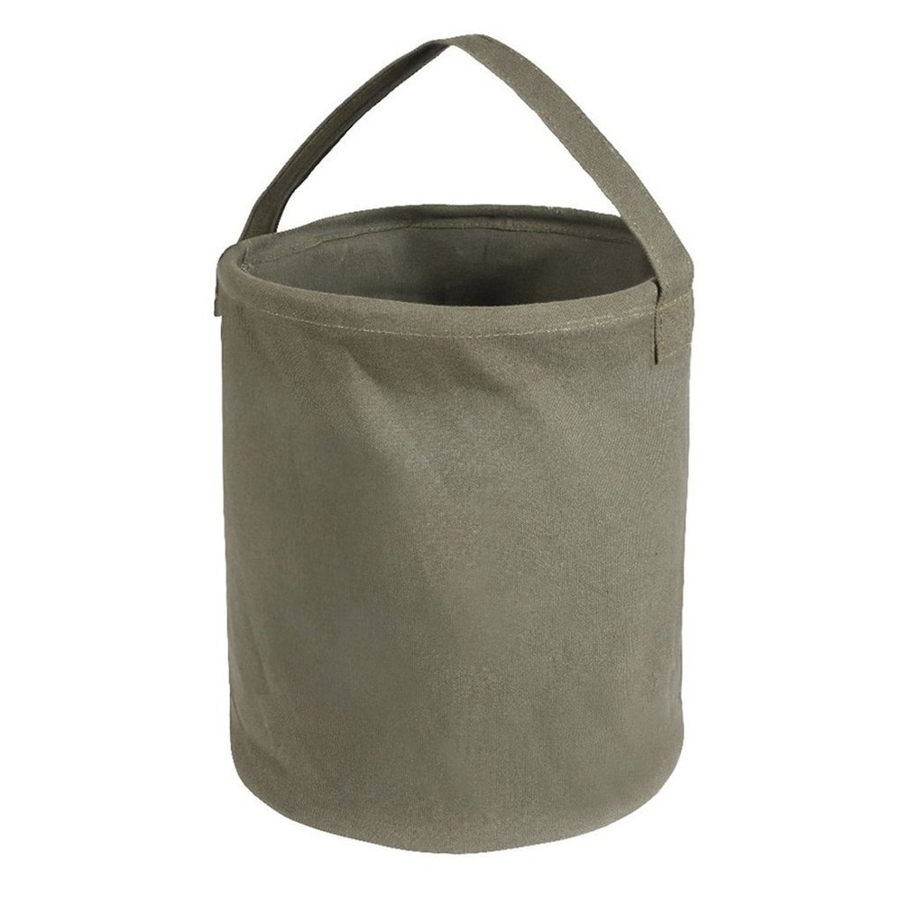 Gray Collapsible Canvas Bucket, For Storing Water, Capacity: 1 Litre