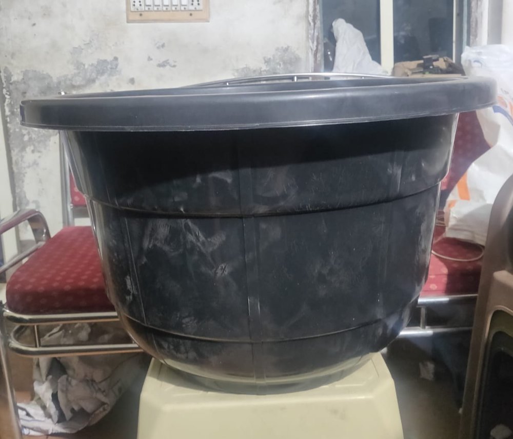 Black PPCP Eco Tub, For Home, Size: 55 Liter