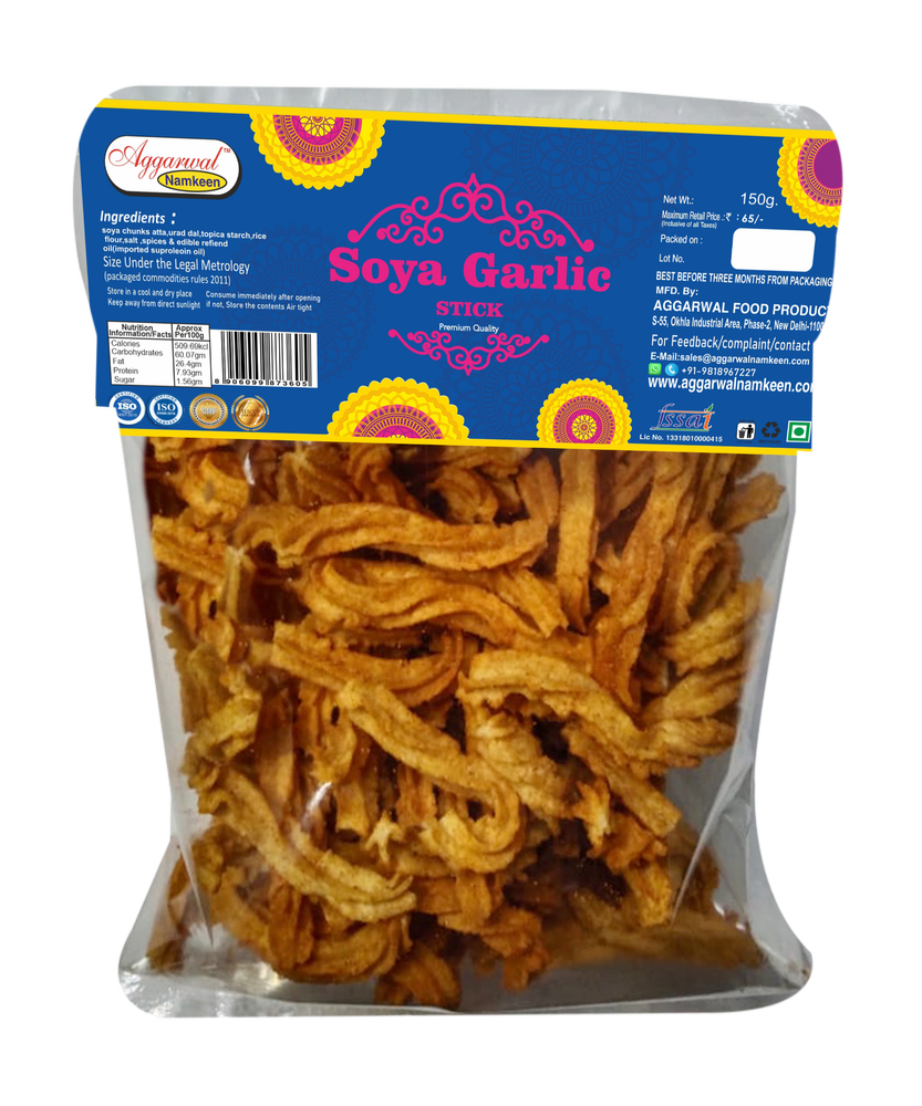 Soya Garlik Stick Namkeen