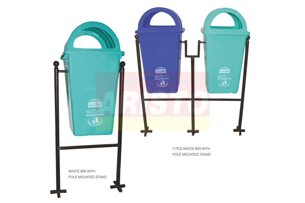 Waste Bin Dome Lid With Stand