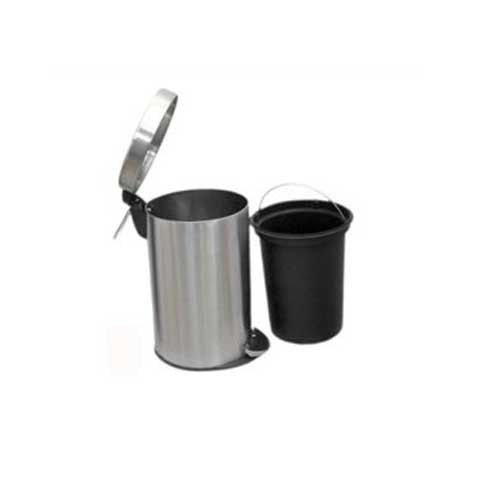 Global Star Stainless Steel Pedal Dust Bin, Capacity: 20-25 L