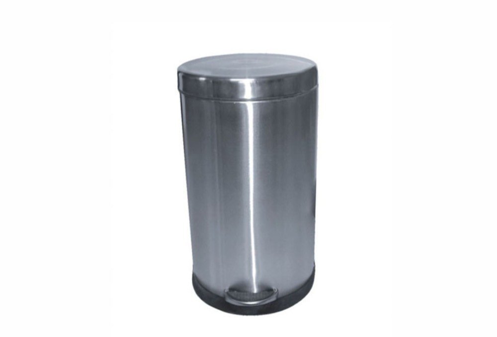 Foot Pedal Stainless Steel SS Pedal Bin, Capacity: 11-15 Liters, For Hospital