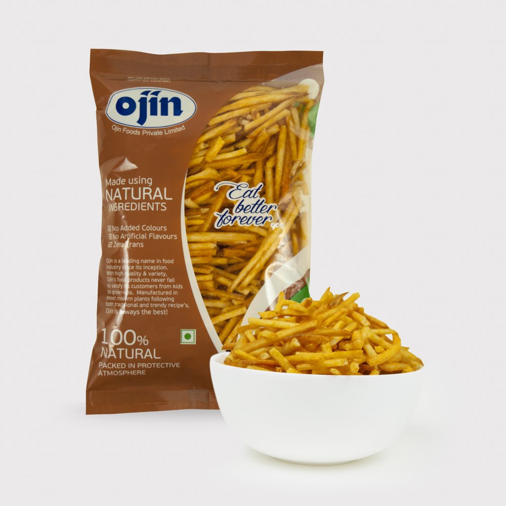 Ojin Tapioca Stick Namkeen, Packaging Size: 500 gram