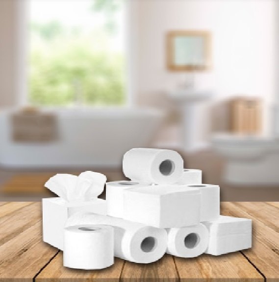 White Toilet Roll, for Personal, Pack Size: 5 -20 M