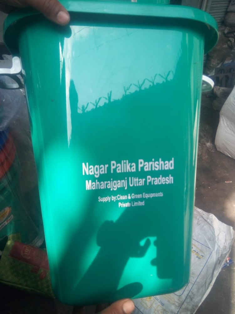 Clean Green Open Top Bin for Rickshaw, Size: 40 Ltr