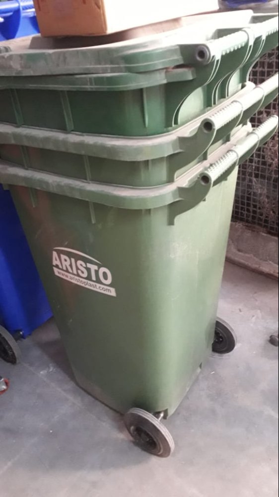 Aristo Open Top Plastic Dustbin 240 Ltr for Office