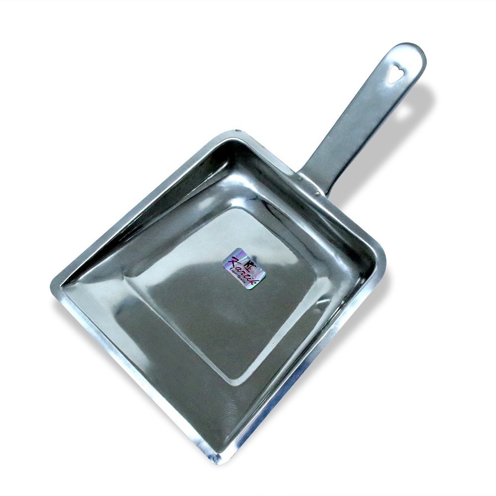 Silver Stainless steel dust pan