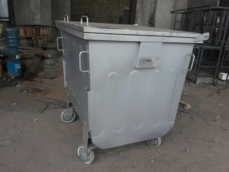 Bins For Compactor, Size: 1100ltrs (1.1Cu.m)