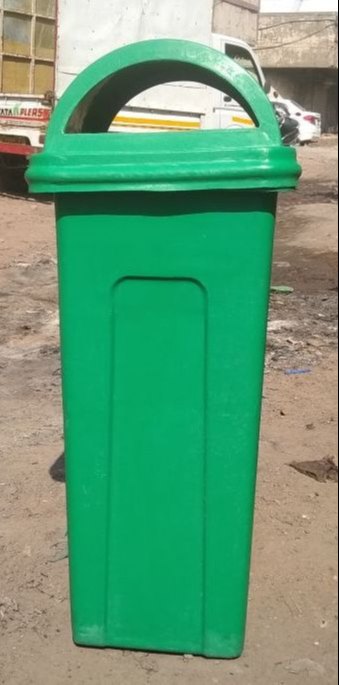 Plastic Open Top Waste Container & Dustbin 60 Liter, For Hospital