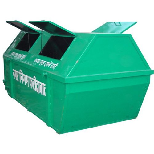 Green MS Garbage Container, For Commercial