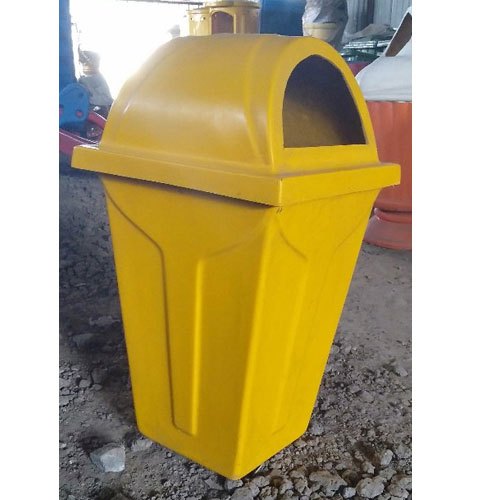 Yellow and Green FRP D-8 KPC Dustbins, For Outdoor