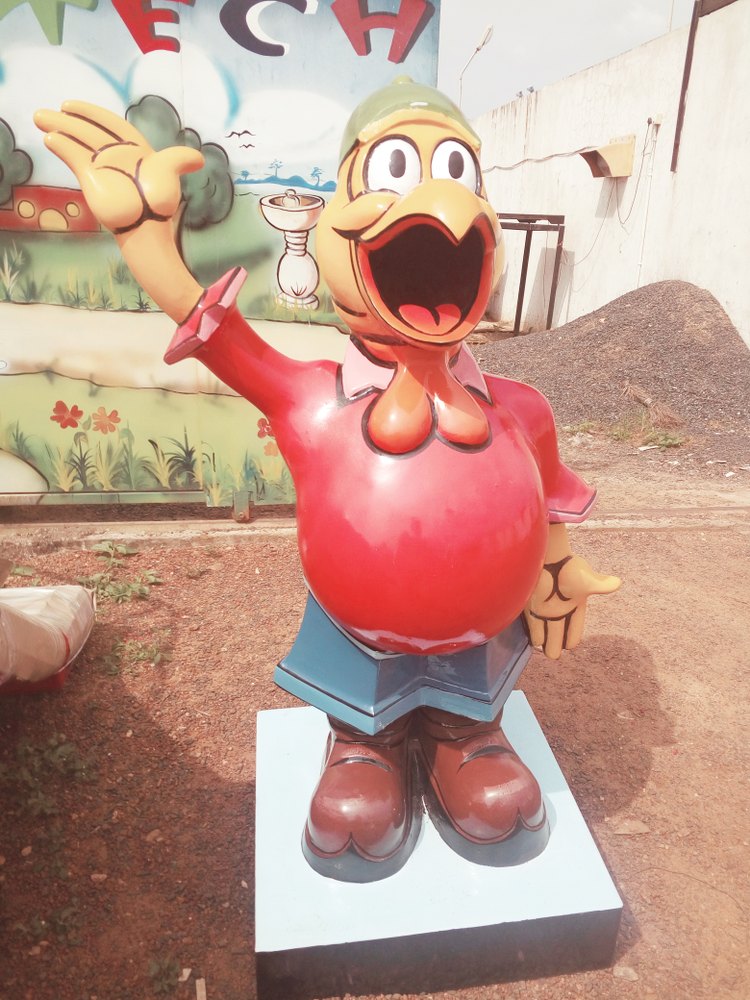 FRP Cock Dustbin
