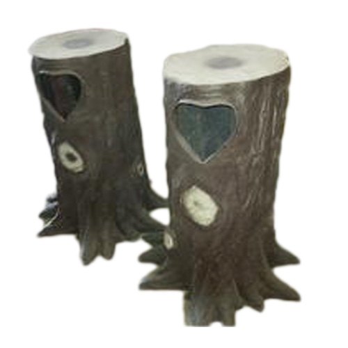 Brown Fiberglass Frp Trunk Dustbin