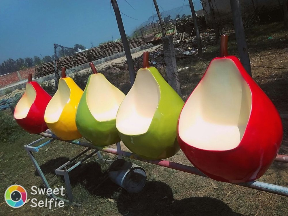 FRP Fruit Playground Dustbin