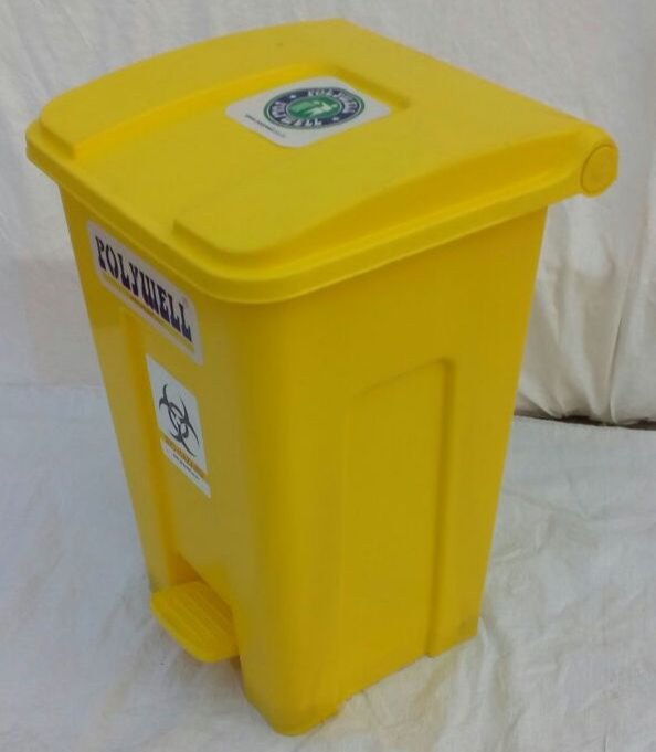 Polywell Plastic Sanitary Bins, For Hospital, Capacity: 50 litres