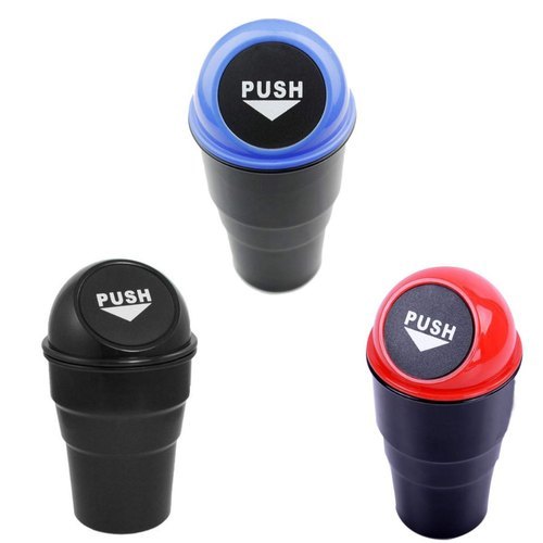 CHAMPION Plastic Mini Car Dustbin, For Office, Size: 550ml
