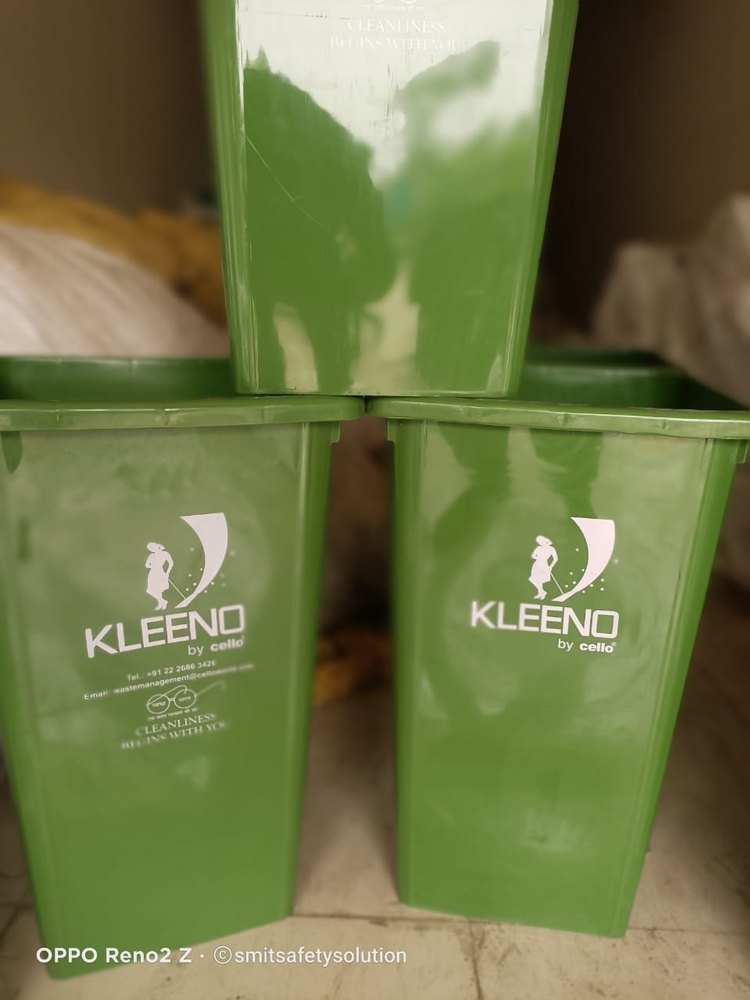 Open Top Plastic Dustbin, Material Grade: Vergine, 80 Litre