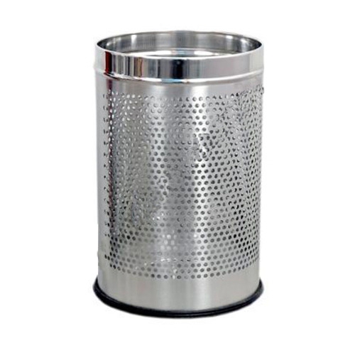 Harrisons Ss 202 SS Waste Paper Basket, Size: 10 X 14